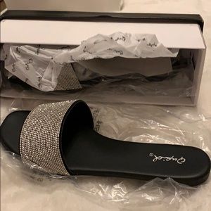 Black diamond sandals